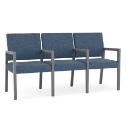 Hampton Three Seat Sofa with Center Arms in Standard Upholstery