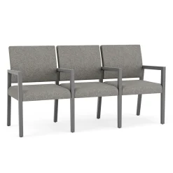 Hampton Three Seat Sofa with Center Arms in Standard Upholstery