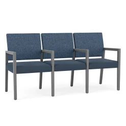 Hampton Three Seat Sofa with Center Arms in Standard Upholstery