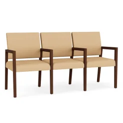 Hampton Three Seat Sofa with Center Arms in Standard Upholstery