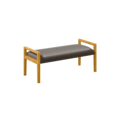 Hampton Two Seat Bench in Designer Upholstery