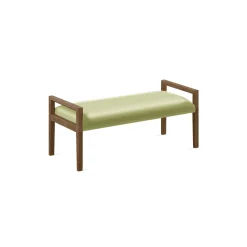 Hampton Two Seat Bench in Designer Upholstery