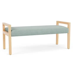 Hampton Two Seat Bench in Designer Upholstery