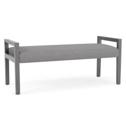 Hampton Two Seat Bench in Designer Upholstery