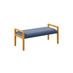 Hampton Two Seat Bench in Standard Upholstery