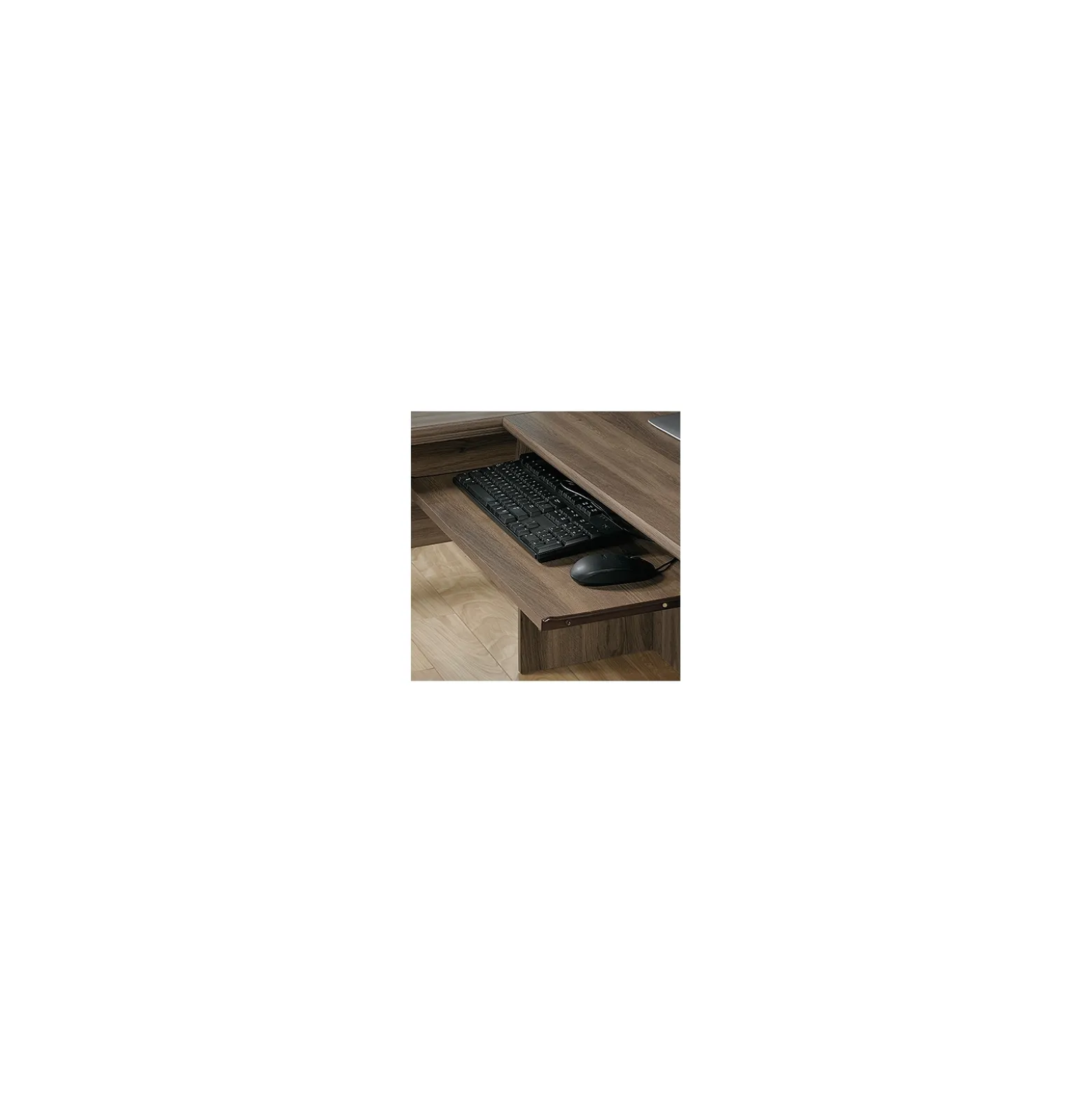 Harbor View Corner L-Desk with Reversible Storage 66"W x 22"D