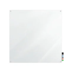 Harmony Magnetic Square Corner Glass Board 4x4