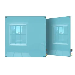 Harmony Magnetic Square Corner Glass Board 4x4