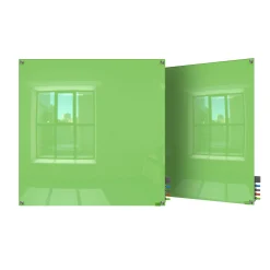 Harmony Magnetic Square Corner Glass Board 4x4