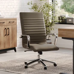 Harper Faux Leather High-Back Office Chair
