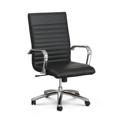 Harper Faux Leather Mid-Back Office Chair