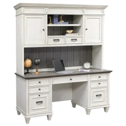 Hartford L-Shaped Desk with Right Return and Hutch