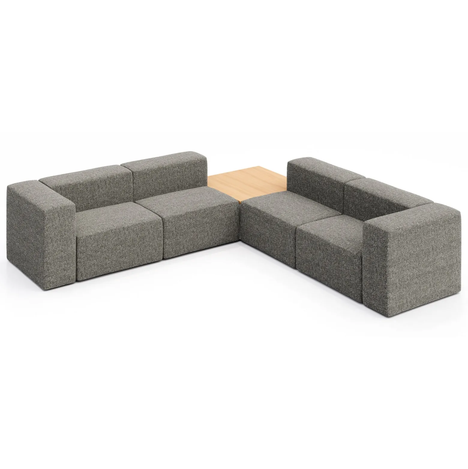 Haven 4 Person Modular Corner Sofa with Table