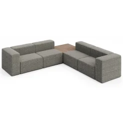 Haven 4 Person Modular Corner Sofa with Table