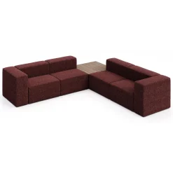 Haven 4 Person Modular Corner Sofa with Table