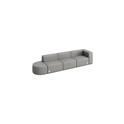 Haven 4 Person Modular Sofa with Power