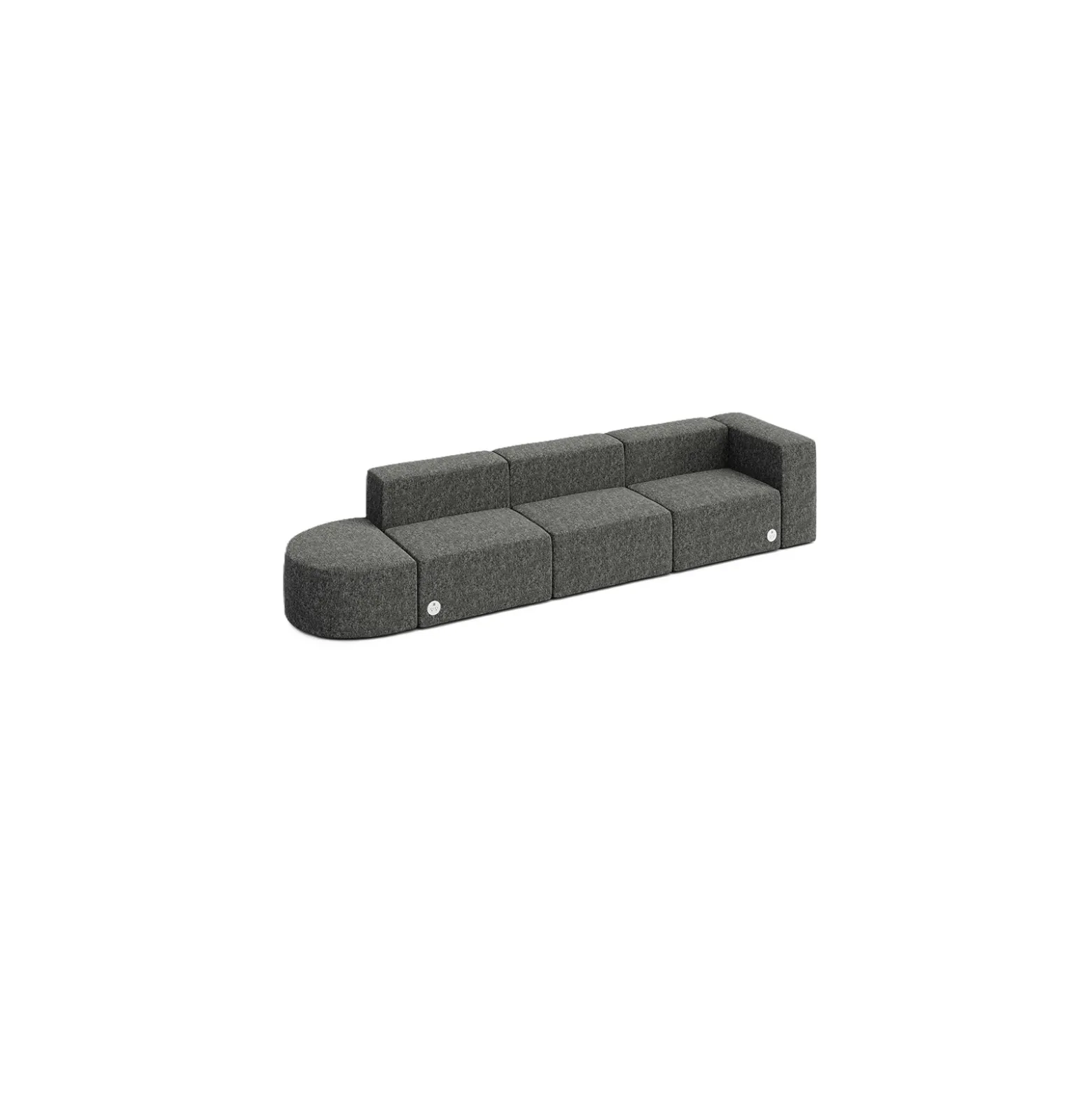 Haven 4 Person Modular Sofa with Power