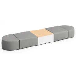 Haven 4 Person Modular Sofa with Table