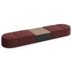Haven 4 Person Modular Sofa with Table