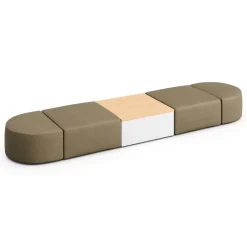 Haven 4 Person Modular Sofa with Table