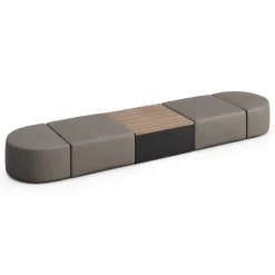 Haven 4 Person Modular Sofa with Table