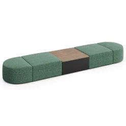Haven 4 Person Modular Sofa with Table