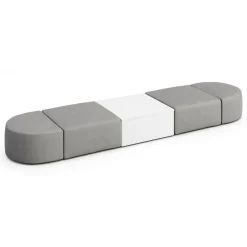 Haven 4 Person Modular Sofa with Table