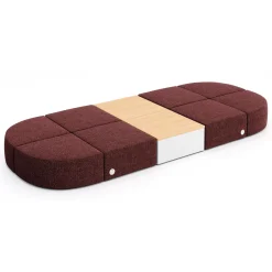 Haven 8 Person Modular Sofa with Table and Power