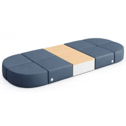 Haven 8 Person Modular Sofa with Table and Power