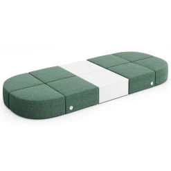 Haven 8 Person Modular Sofa with Table and Power