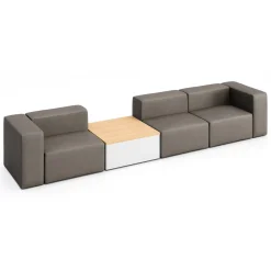 Haven 3 Person Modular Sofa with Table