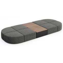 Haven 8 Person Modular Sofa with Table