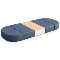 Haven 8 Person Modular Sofa with Table