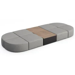 Haven 8 Person Modular Sofa with Table