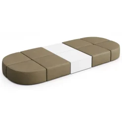 Haven 8 Person Modular Sofa with Table