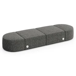 Haven 4 Person Modular Sofa with Power
