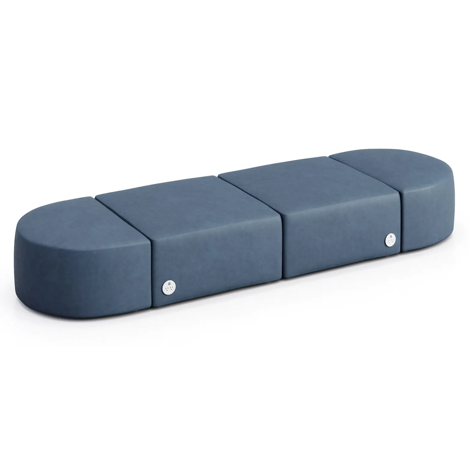 Haven 4 Person Modular Sofa with Power
