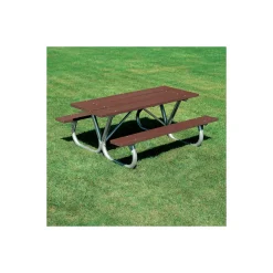 Heavy Duty Recycled Plastic Lumber Picnic Table - 8 ft