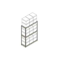 Heavy-Duty Shelving Unit - 42"W x 15"D x 60"H