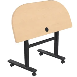 Height Adjustable Flippers Half Moon Mobile Flipper Table - 48