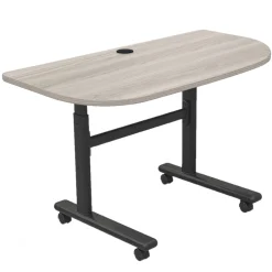 Height Adjustable Flippers Half Moon Mobile Flipper Table - 48