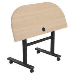 Height Adjustable Flippers Half Moon Mobile Flipper Table - 48
