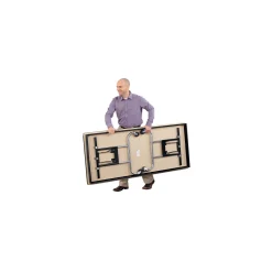 Height Adjustable Mobile Folding Table- 36