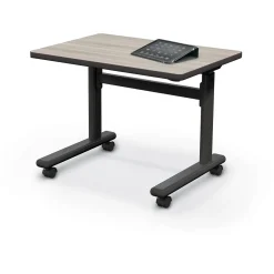Height-Adjustable Flip-Top Rectangle Desk - 32