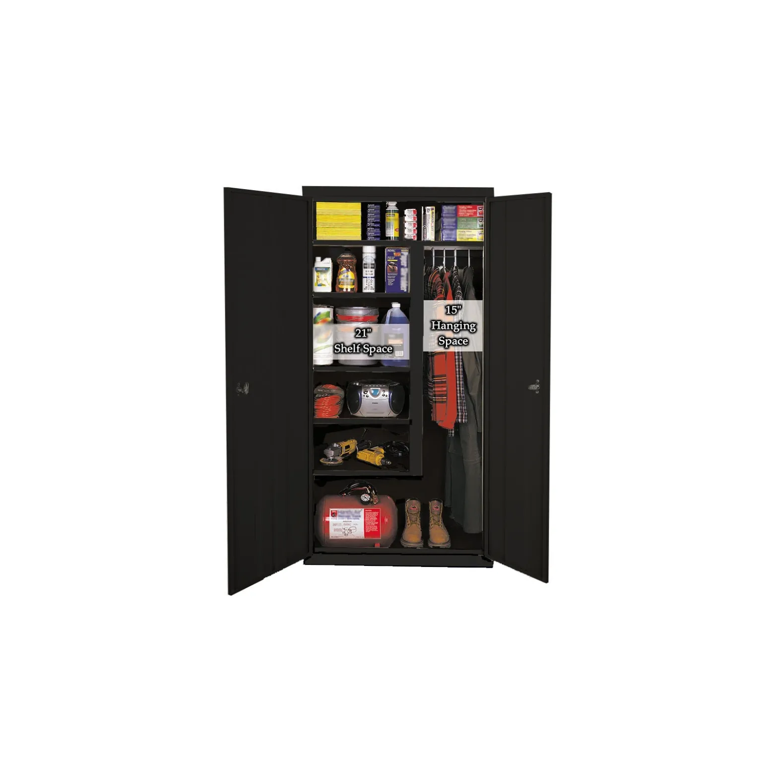 Hetfield Combination Storage Cabinet - 72"H
