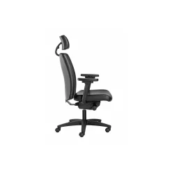 High Back Leather Chair with Headrest