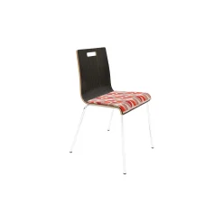 High-Back Upholstered Cafe Chair