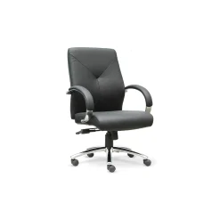 Highland Leather Mid-Back Office Chair