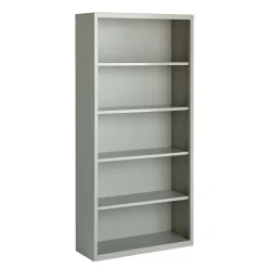 HL8000 5 Shelf Metal Bookcase - 72
