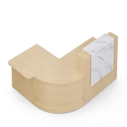 Holloway 63” L-Reception Desk w/ ADA Return – 94.5”Wx37.5”D